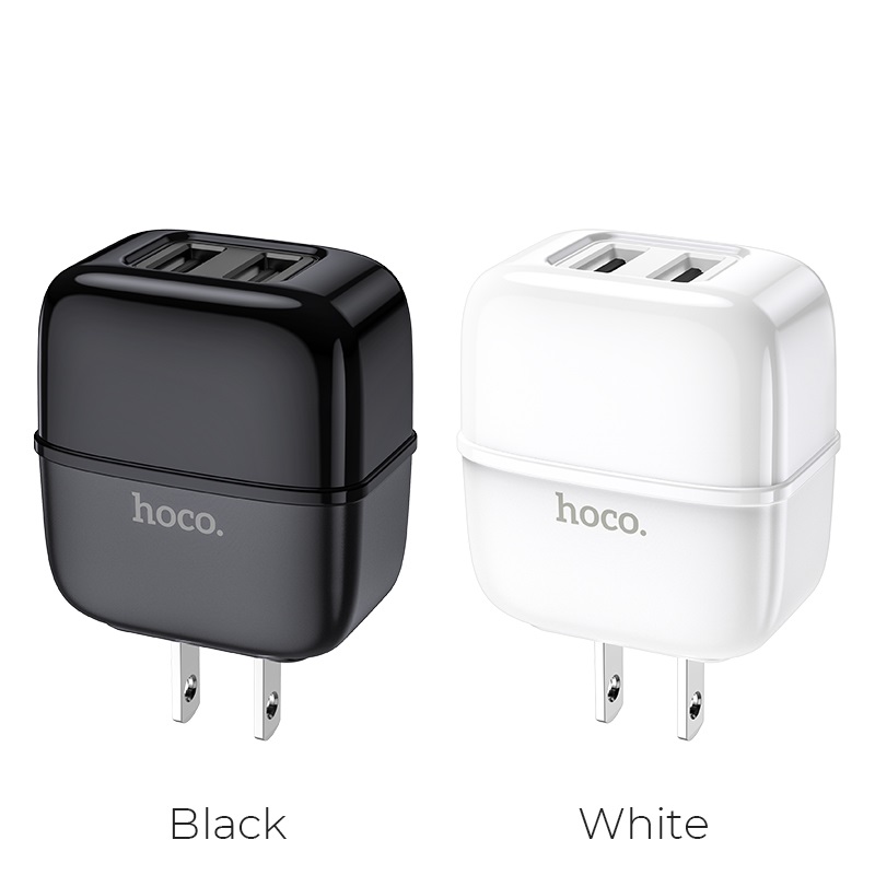 hoco c77 highway dual port wall charger us colors