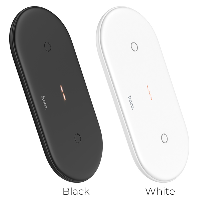 hoco cw23 dual power wireless fast charger colors