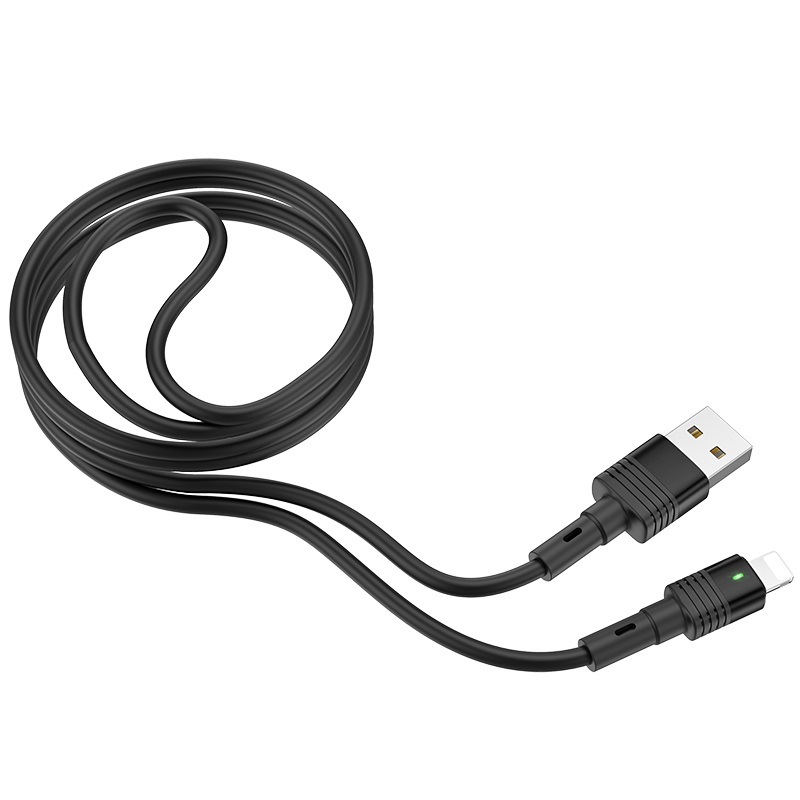hoco u82 cool grace silicone charging data cable for lightning wire