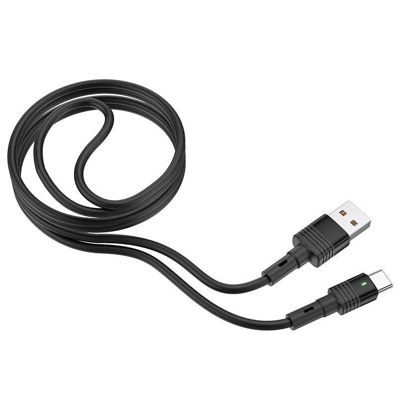 hoco u82 cool grace silicone charging data cable for type c wire