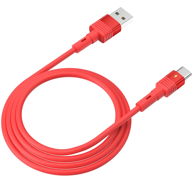 hoco u82 cool grace silicone charging data cable for type c