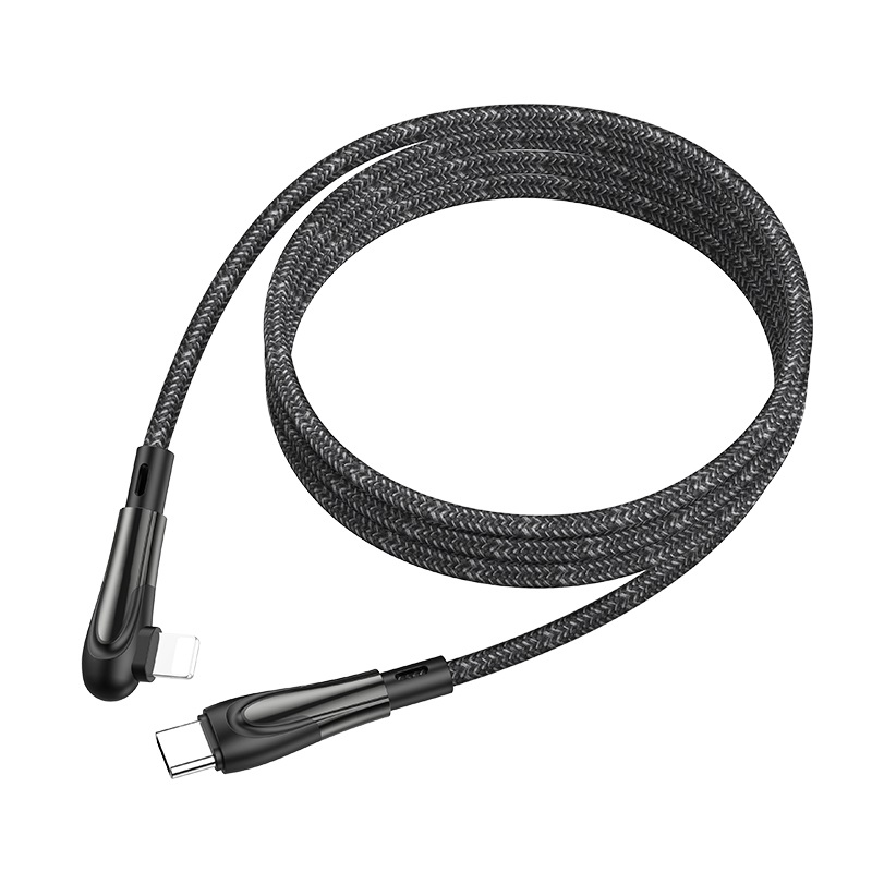 hoco u84 rally pd fast charging data cable for lightning flexible