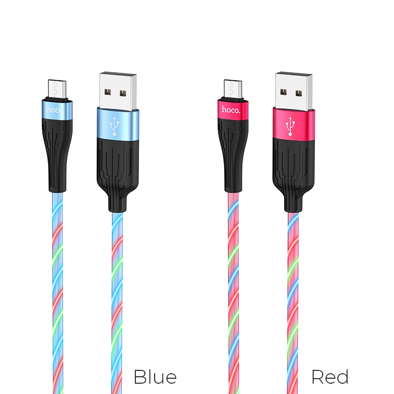 hoco u85 charming night кабель для зарядки и передачи данных для micro usb цвета