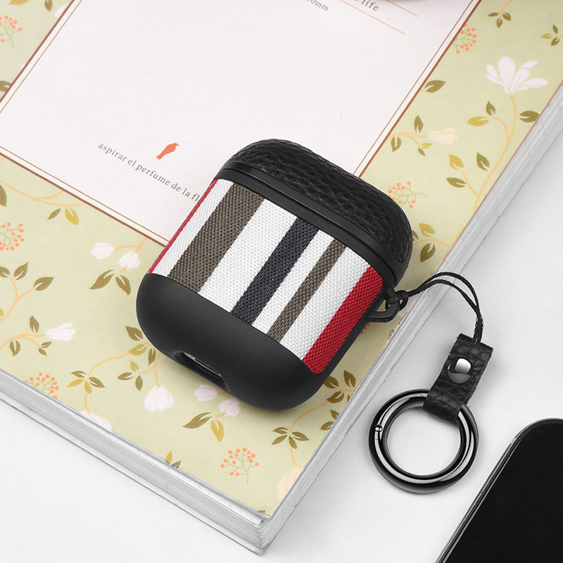 hoco wb17 high quality cover for airpods 1 2 interior black red