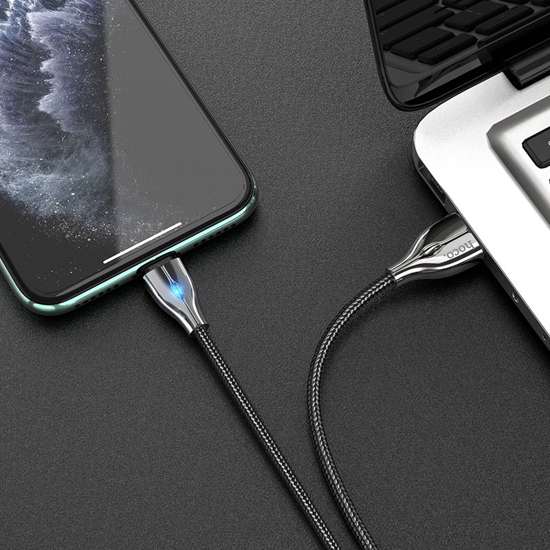 hoco u88 amazing colors charging data cable for lightning charge