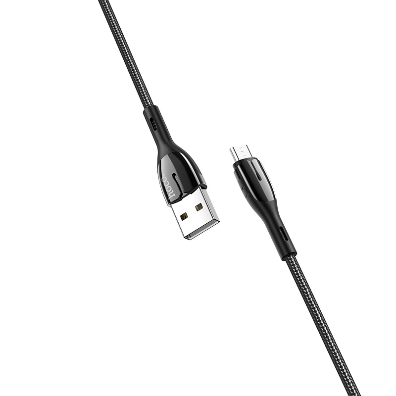 hoco u89 safeness charging data cable for micro usb joints black