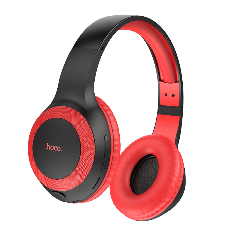 hoco w29 outstanding wireless headphones headbeam red