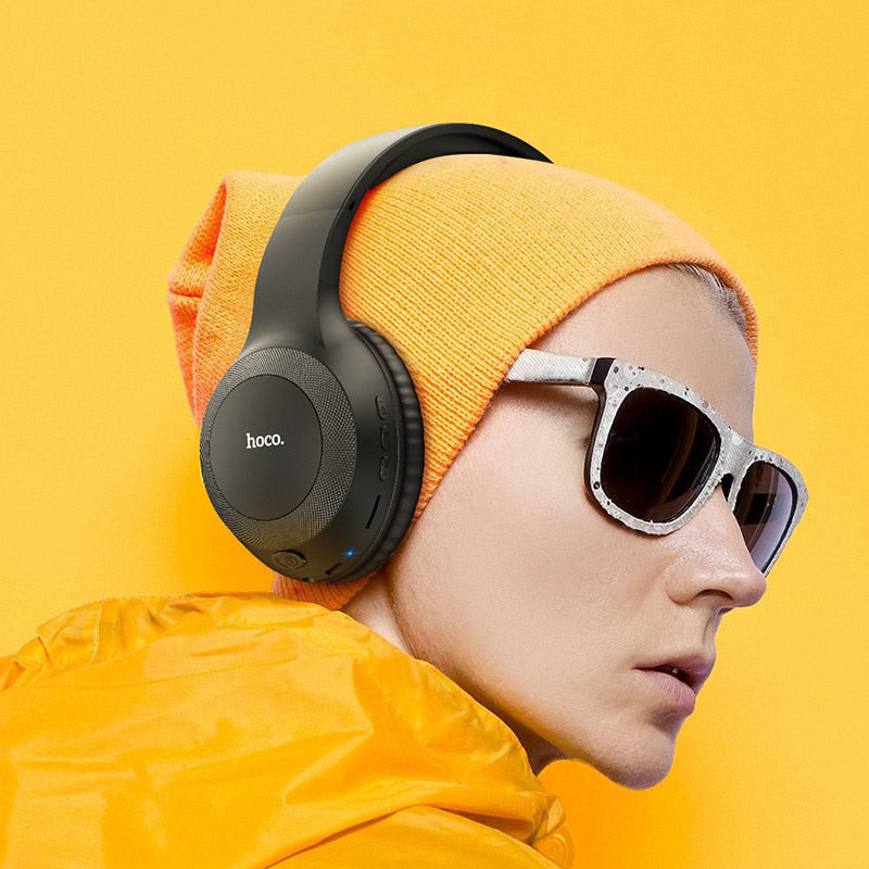 hoco w29 outstanding wireless headphones woman
