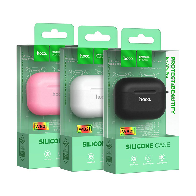 hoco wb21 majestic protective tpu case for airpods pro packages