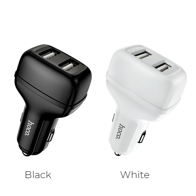 hoco z36 leader dual port car charger colors