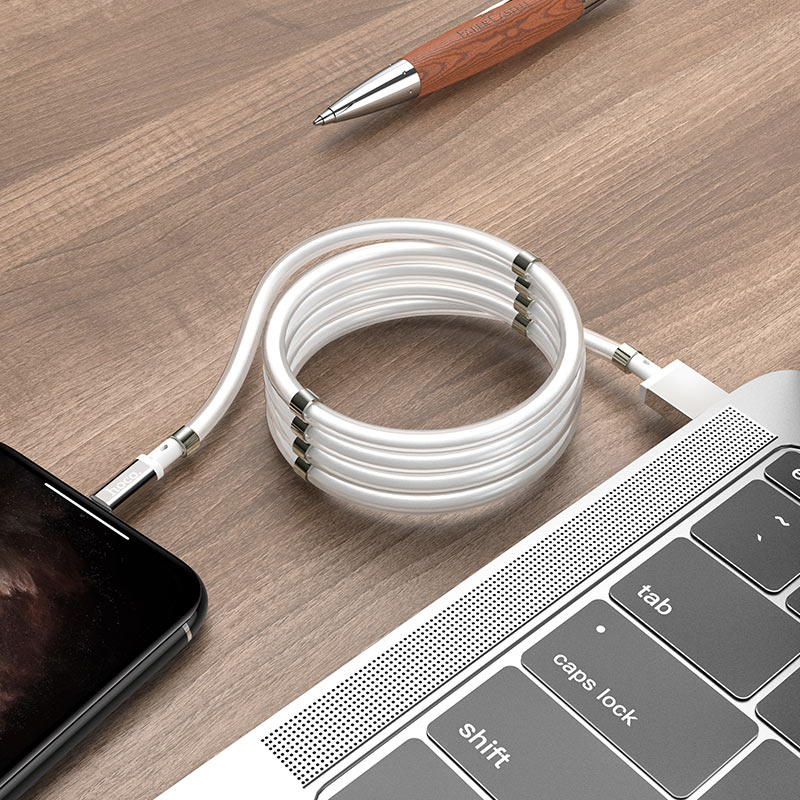 hoco u91 magic magnetic charging cable for lightning charge