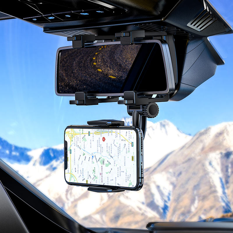 hoco ca70 pilot in car rearview mirror mount holder interior