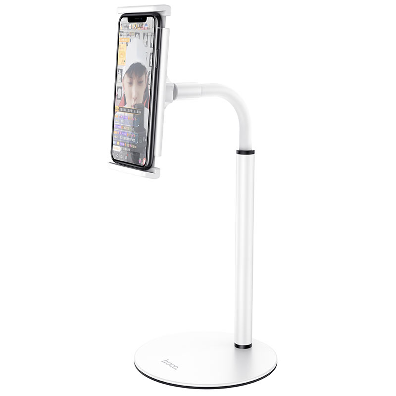 hoco ph30 soaring series metal desktop stand phone white