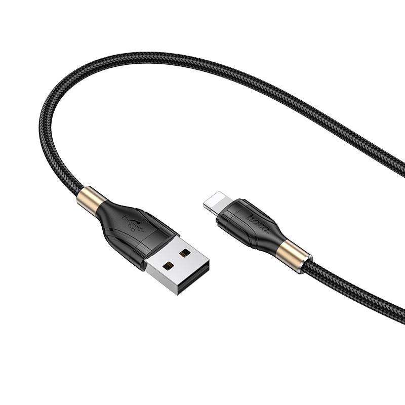 hoco u92 gold collar charging data cable for lightning connectors