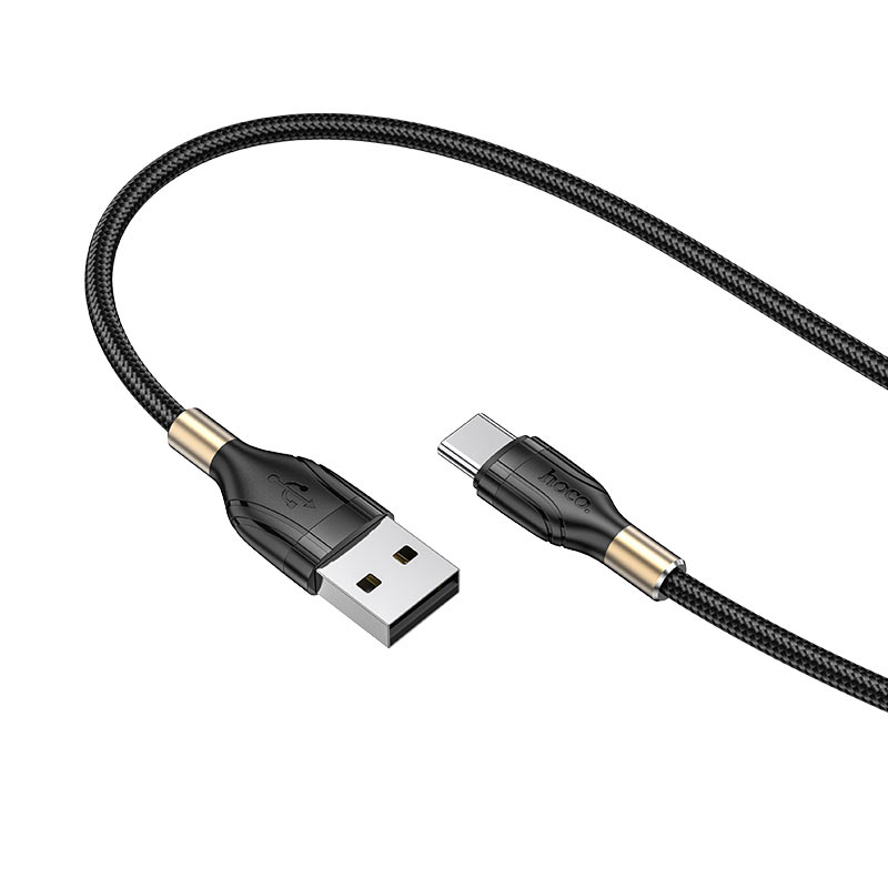 hoco u92 gold collar charging data cable for type c usb