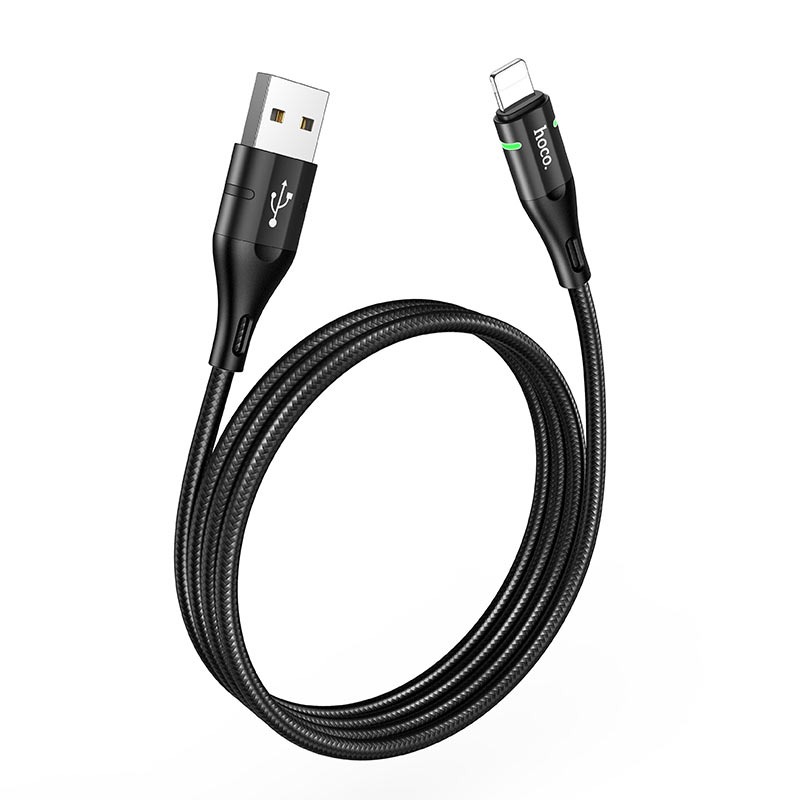 hoco u93 shadow charging data cable for lightning flexible