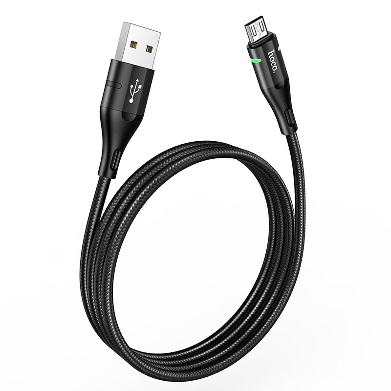 hoco u93 shadow charging data cable for micro usb flexible