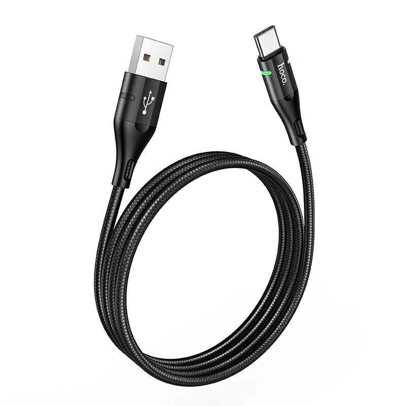 hoco u93 shadow charging data cable for type c flexible