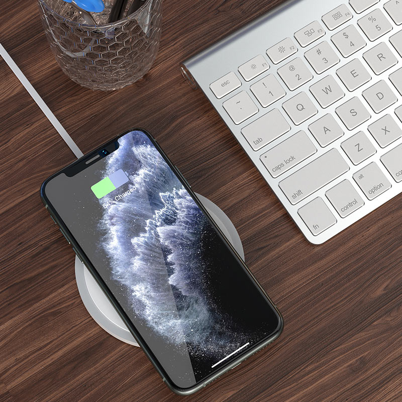 hoco cw26 powerful 15w wireless fast charger charging