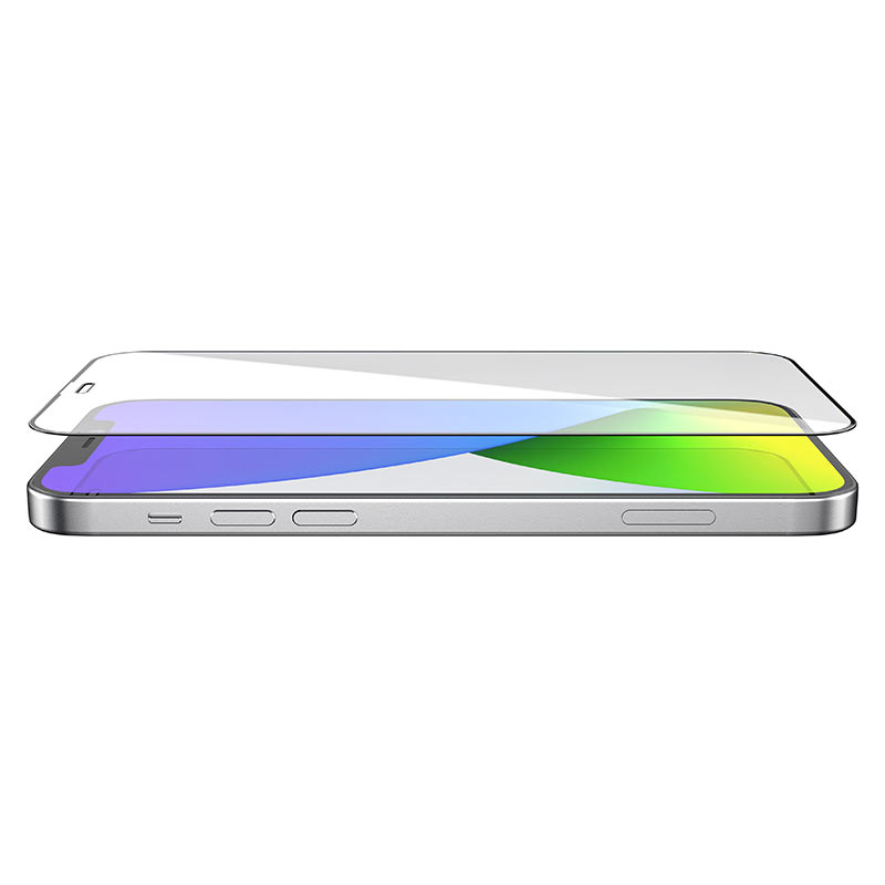 hoco flash attach full screen silk screen hd tempered glass g1 for iphone12 mini pro max thin