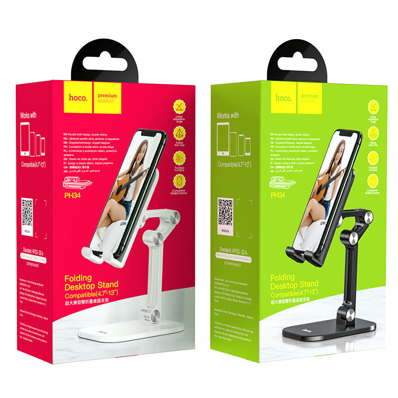 hoco ph34 excelente double folding desktop stand packages