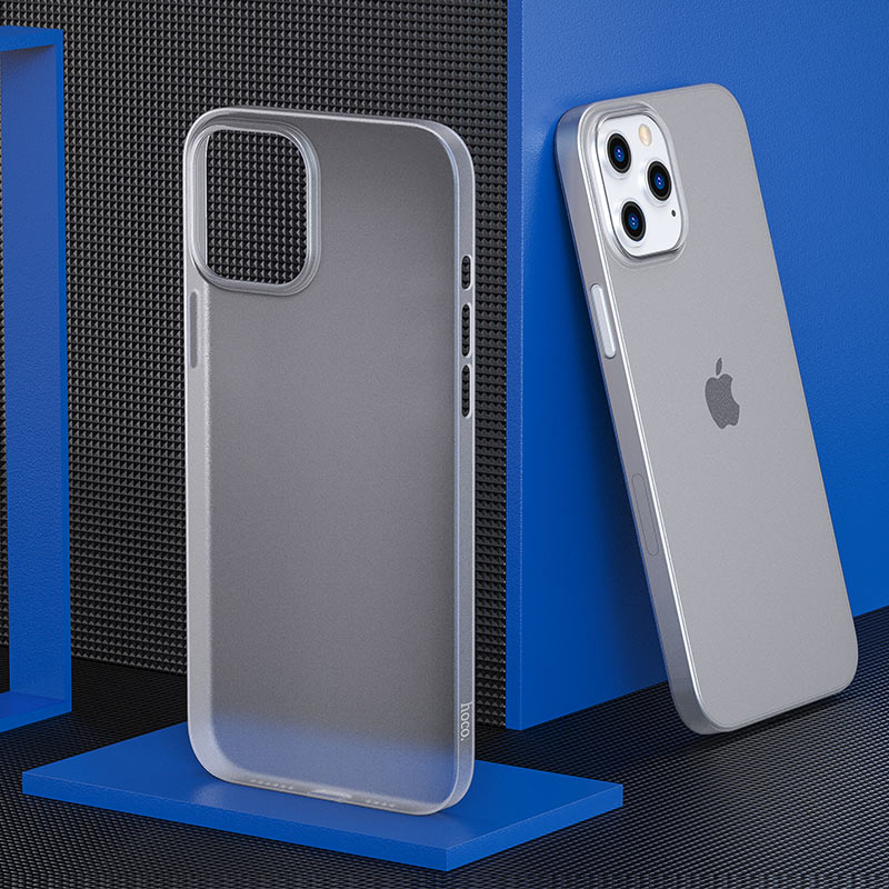 hoco thin series pp protective case for iphone12 pro max interior transparent