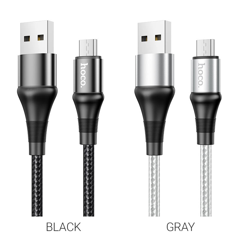 hoco x50 excellent charging data cable for micro usb colors