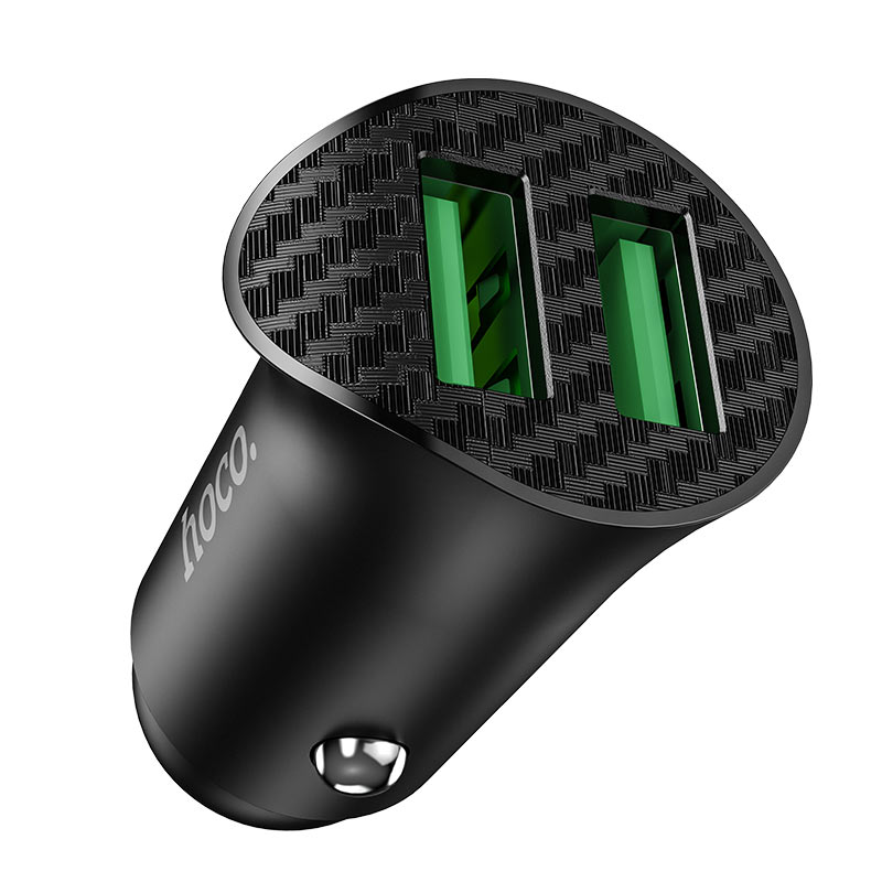 hoco z39 farsighted dual port qc3.0 car charger usb