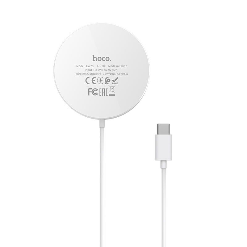 hoco cw28 original series magnetic wireless fast charger back