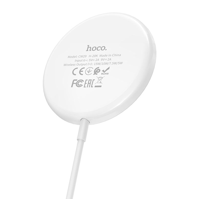 hoco cw29 magnetic wireless fast charger specs
