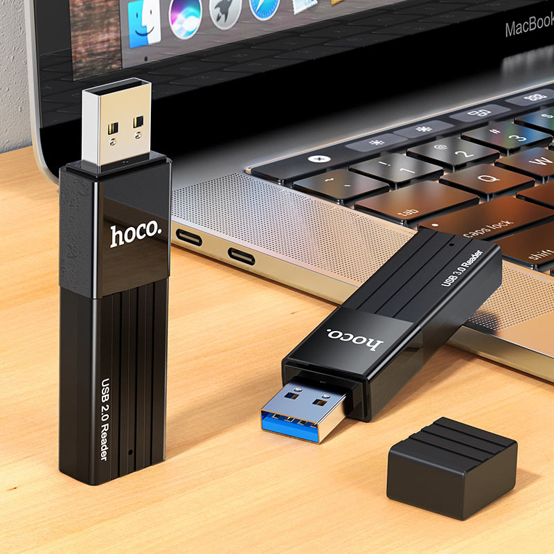 Lettore di schede USB-C per schede SD + micro SD (2TB) - Hoco