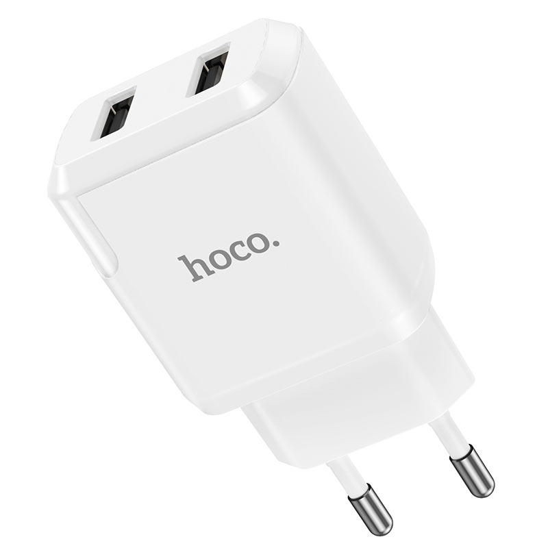 hoco n7 speedy dual port wall charger eu ports