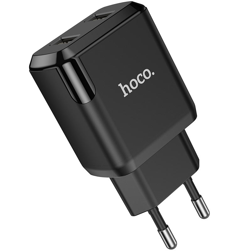 hoco n7 speedy dual port wall charger eu