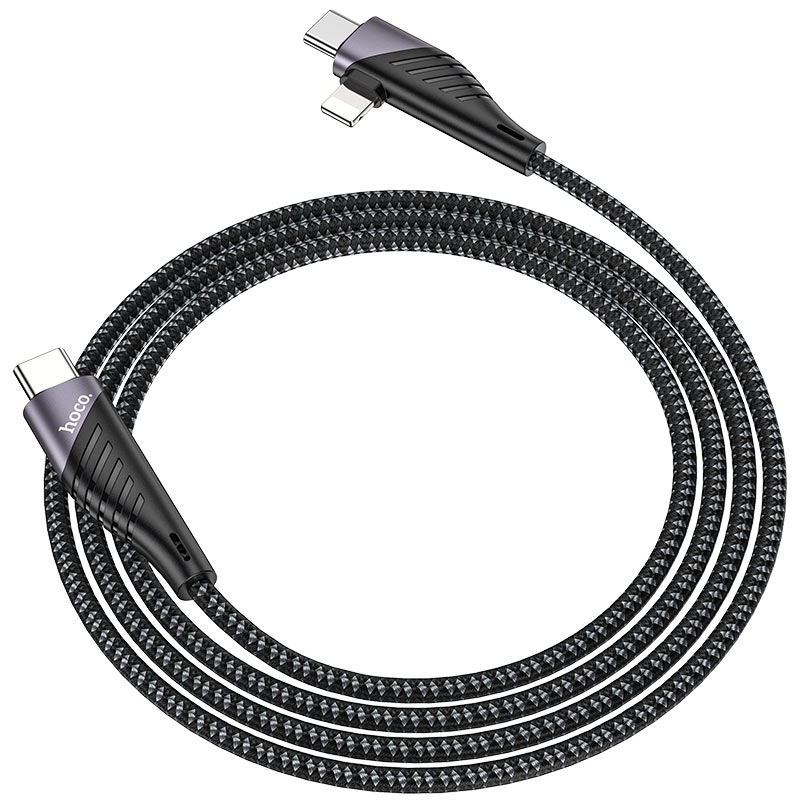 hoco u95 2в1 freeway pd зарядный дата кабель type c на type c lightning провод