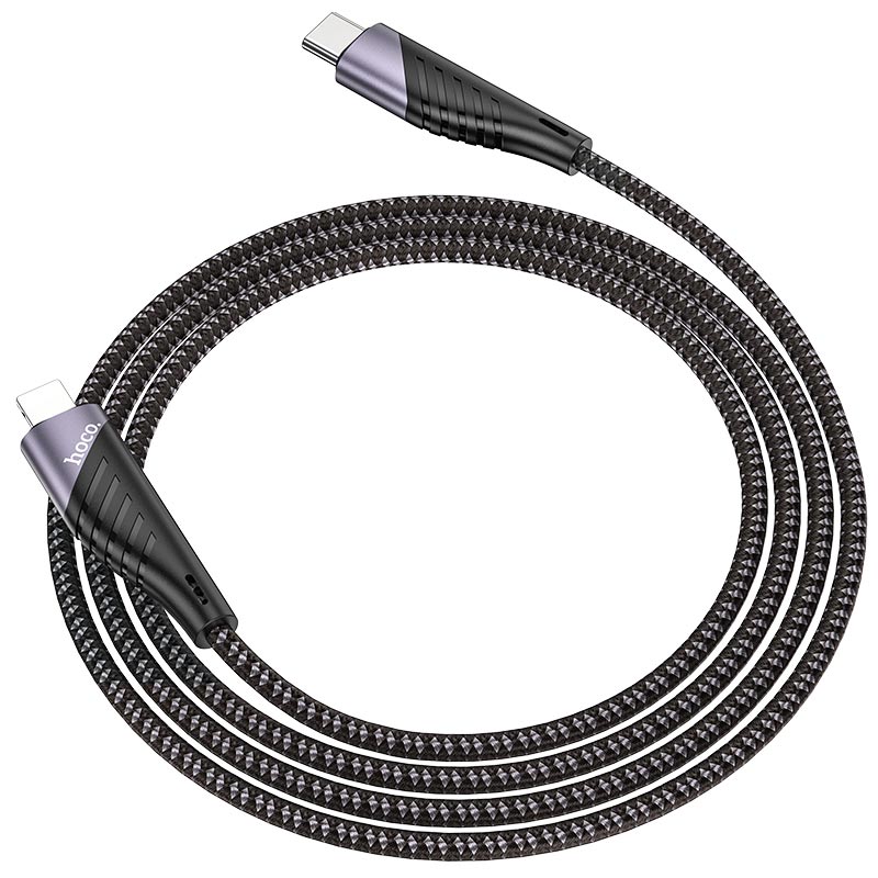 hoco u95 freeway pd charging data cable type c to lightning wire