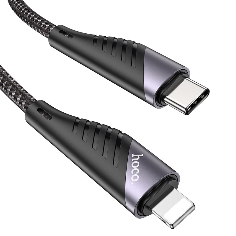 hoco u95 freeway pd charging data cable type c to lightning