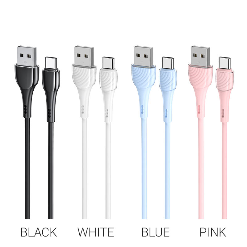 hoco x49 beloved charging data cable for type c colors