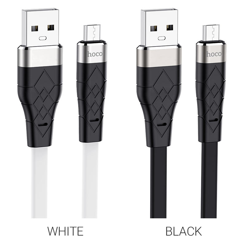 hoco x53 angel silicone charging data cable for micro usb colors