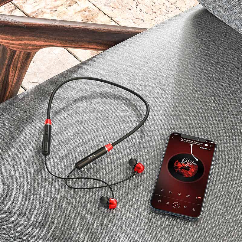 hoco es53 coolway sports bt earphones interior red