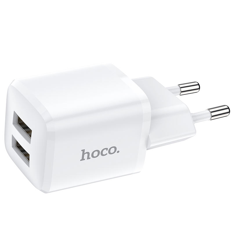 hoco n8 briar dual port wall charger eu housing