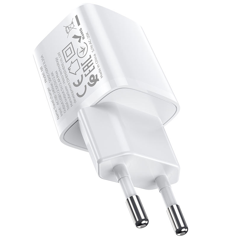 hoco n8 briar dual port wall charger eu specs