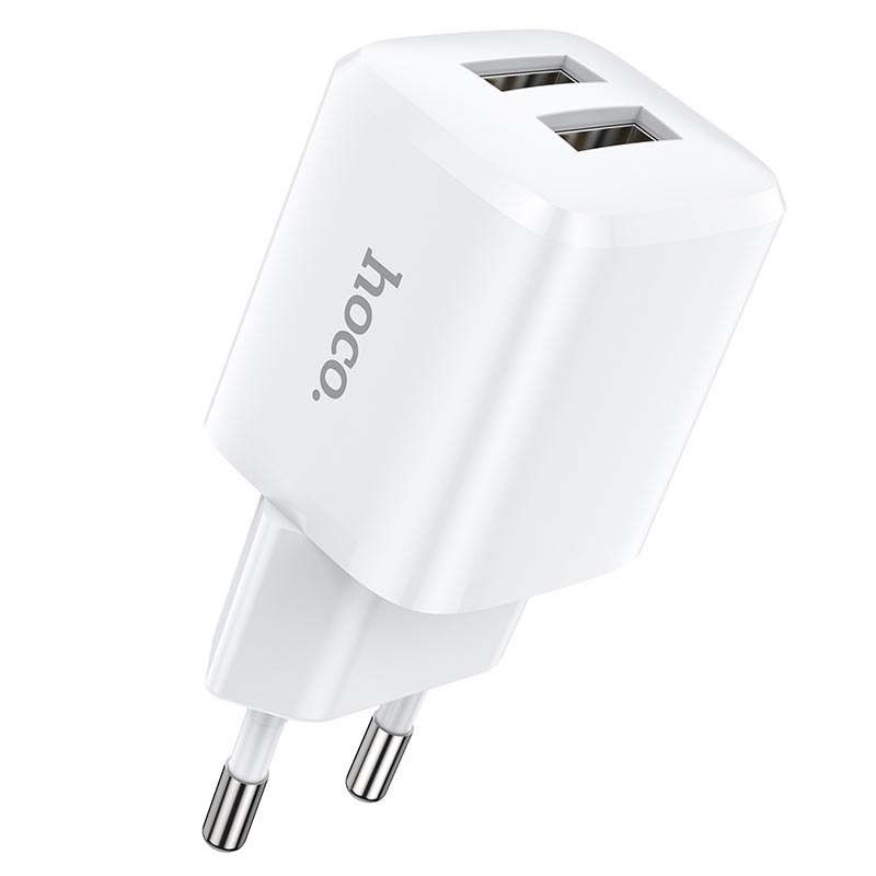 hoco n8 briar dual port wall charger eu