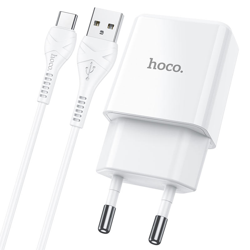 hoco n9 especial single port wall charger eu for type c set connectors