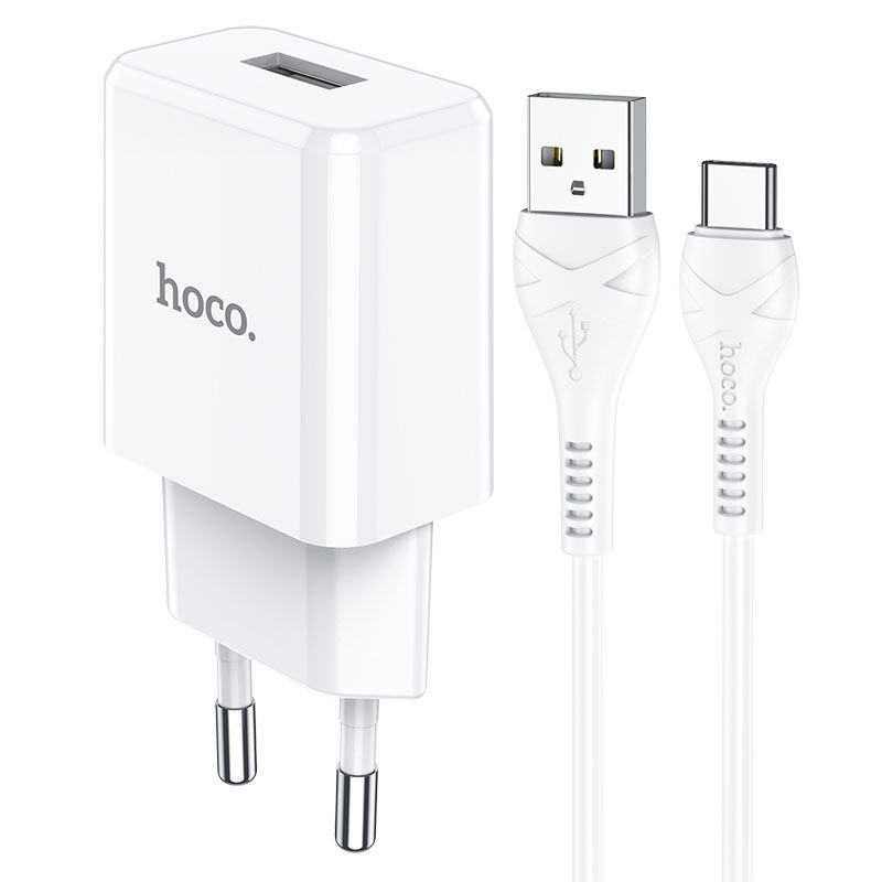 hoco n9 especial single port wall charger eu for type c set kit