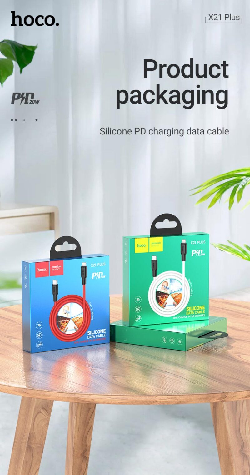 hoco. X21 Plus PD charging data cable - Cables - HOCO | The Premium ...