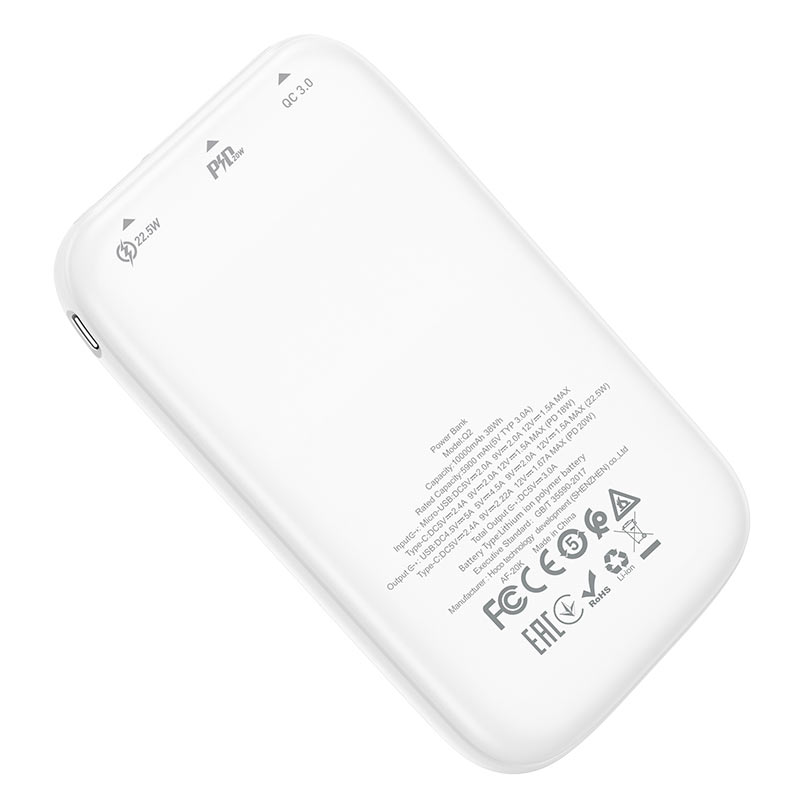 hoco q2 galax dự trữ năng lượng hoàn toàn tương thích 10000mah closeup