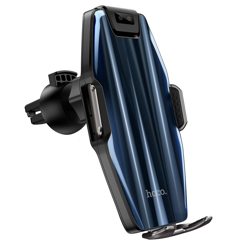 hoco selected s45 energia smart wireless charging car holder closeup