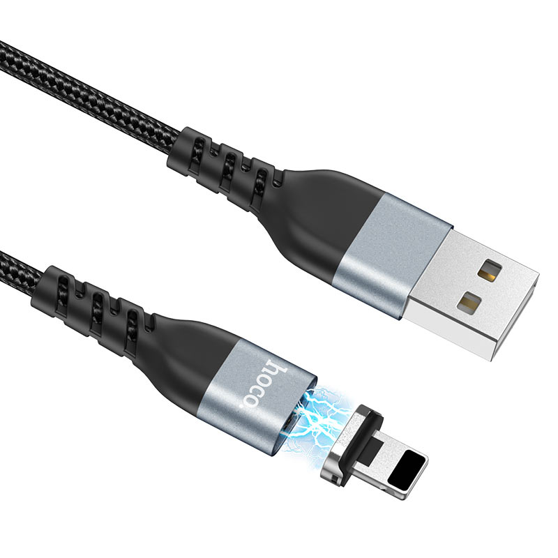 hoco u96 traveller magnetic charging data cable for lightning interface