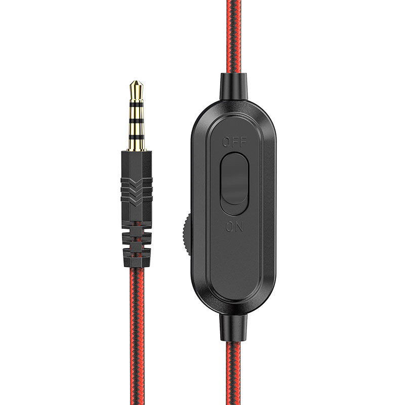 hoco w103 magic tour gaming headphones cable