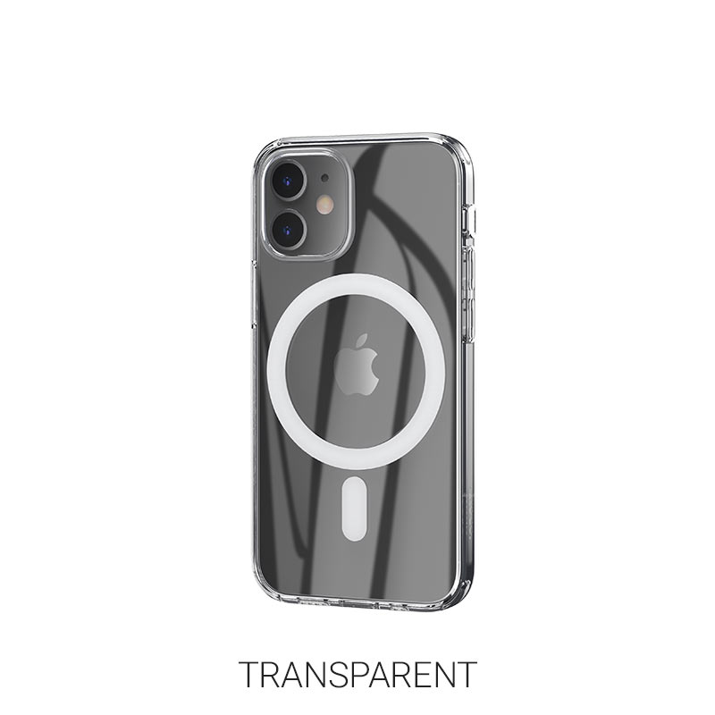tpu magnetic case ip12 mini прозрачный